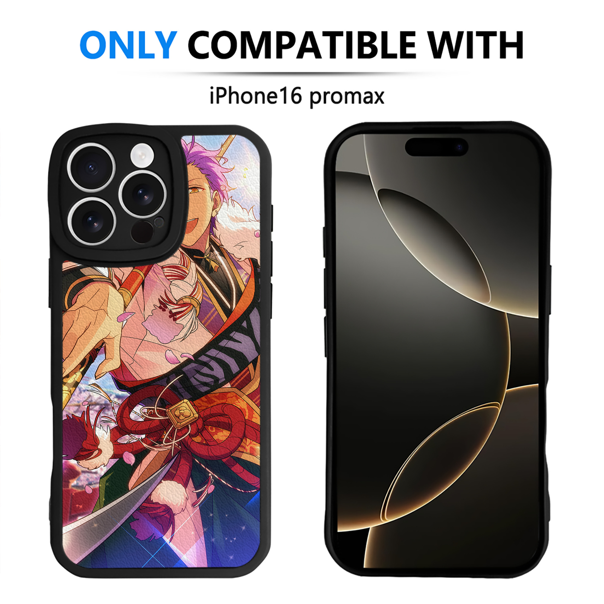 （画像用） あんさんぶるスターズ! Ensemble Stars 【iPhone 16シリーズ対応】シリコンスマホケース（レザー調） 材質：シリコン